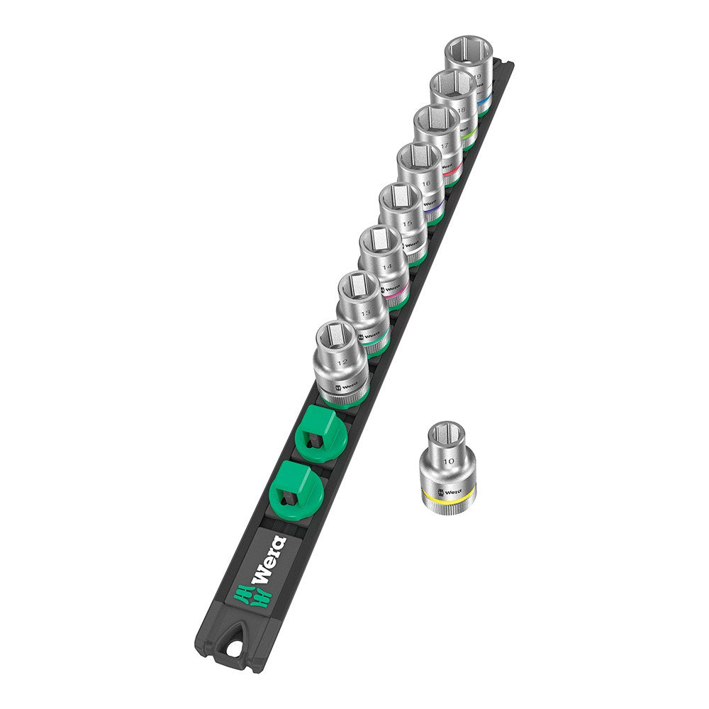 Vasos ½ pulg rail c4, juego 9 piezas