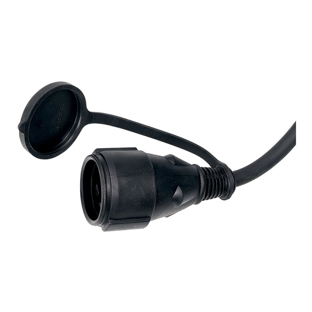 Prolongador profesional 10 m, ip44, h07rn-f 3 g 2,5 mm², 1 toma con tapa, 16 a 250 v~, negro