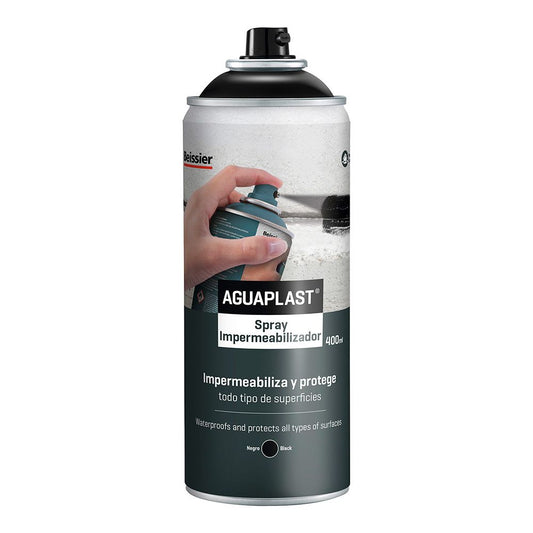 Aguaplast Impermeabilizante Spray Negro — Sellado de Tejados, Canalones y Cubiertas 400ml