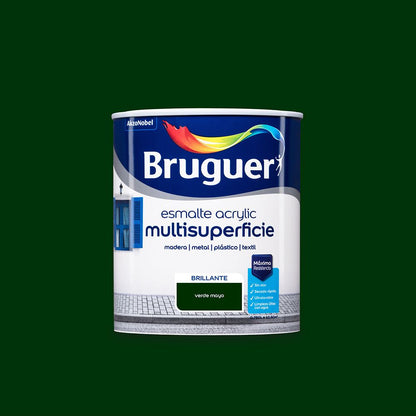 Esmalte acrilico multisuperficie verde mayo brillante 750 ml