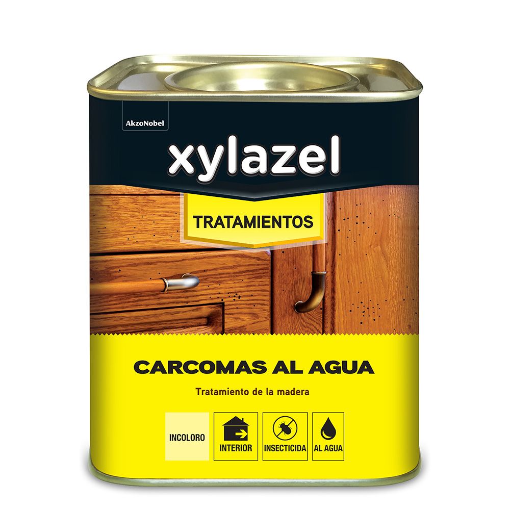 Tratamiento carcomas al agua incoloro 750 ml