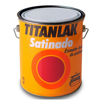 Esmalte laca poliuretano titanlak blanco satinado 4 l