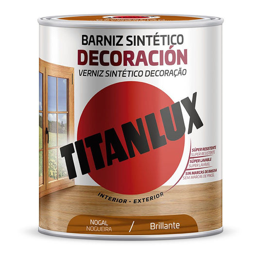 Barniz sintético decoración nogal brillante 750 ml