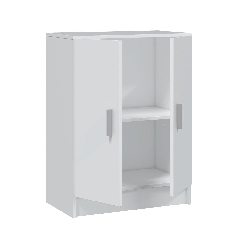Armario multiusos 2 puertas blanco