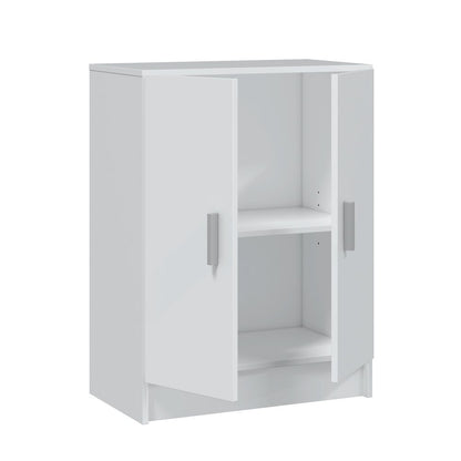 Armario multiusos 2 puertas blanco