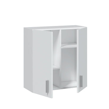 Armario multiusos para colgar 2 puertas blanco