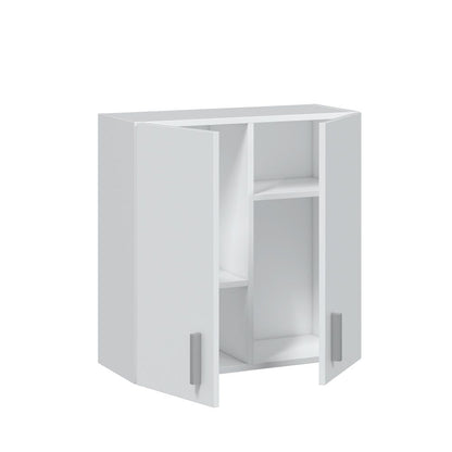 Armario multiusos para colgar 2 puertas blanco