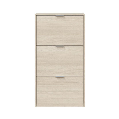 Zapatero 3 puertas abatibles roble