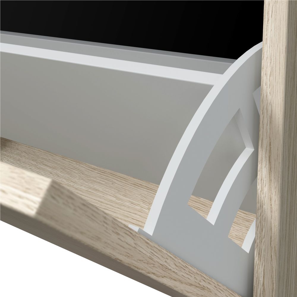 Zapatero 3 puertas abatibles roble