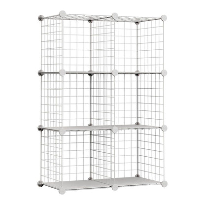 Estantería modular metálica titan c6 blanco
