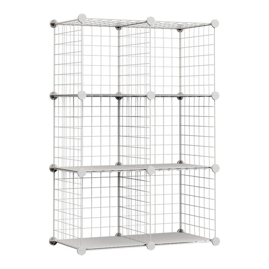 Estantería modular metálica titan c6 blanco
