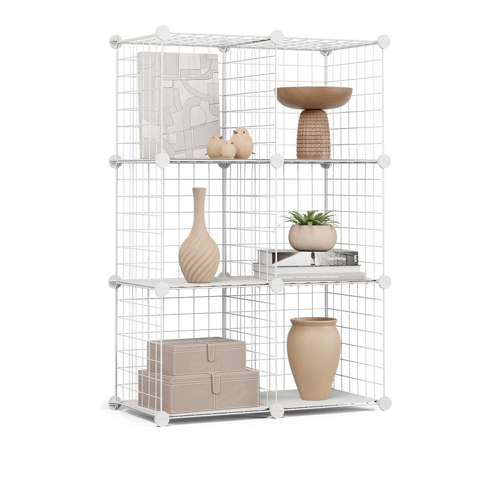 Estantería modular metálica titan c6 blanco