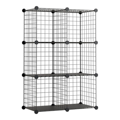 Estantería modular metálica titan c6 negro