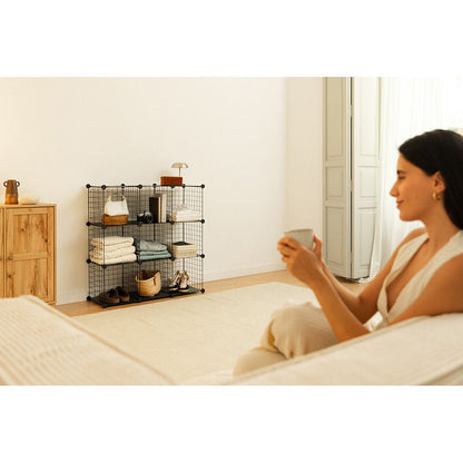Estantería modular metálica titan c9 negro