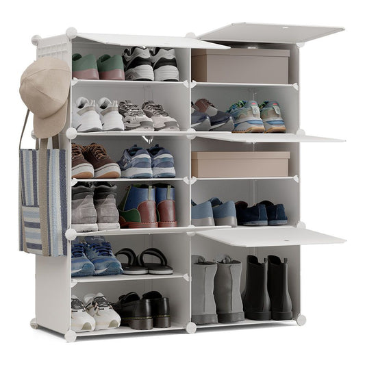 Zapatero modular cube c6 blanco
