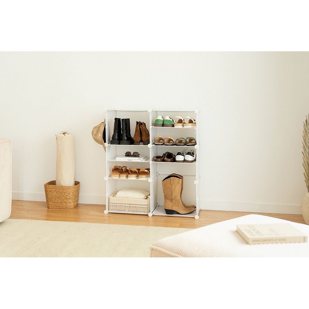 Zapatero modular cube c6 blanco