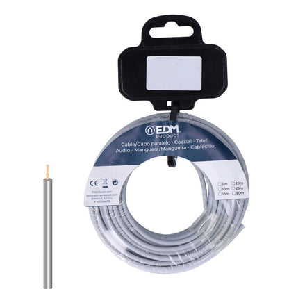 Carrete cablecillo h07z1-k 2,50 mm² gris, 50 m
