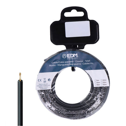 Carrete cablecillo h07z1-k 6,00 mm² negro, 25 m