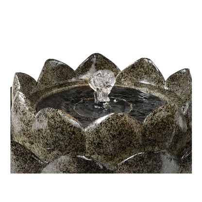 Fuente solar en forma de flor, para exterior, ø23 x 14 cm