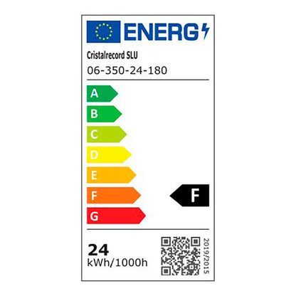 Lámpara de pie led dencel, 24 w, 3cct, dimmable, 2200 lm, negra, ø25 x 175 cm