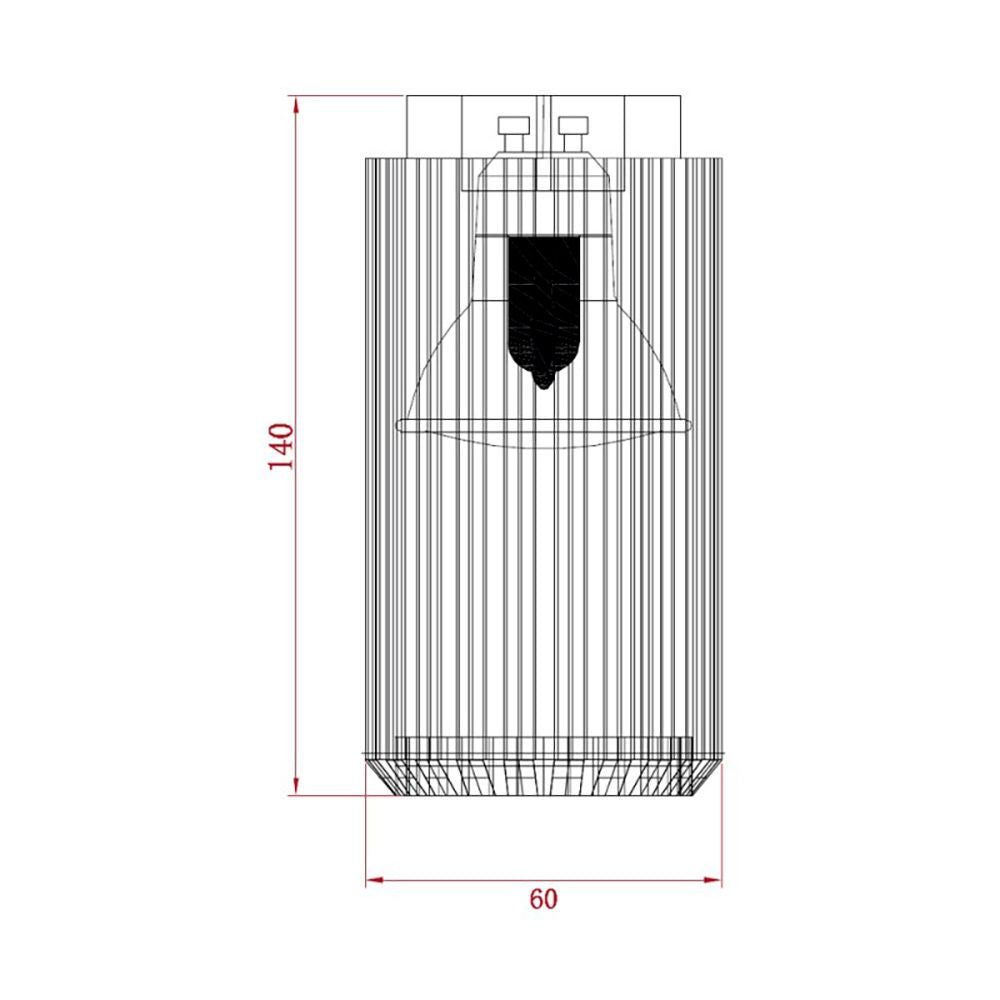 Foco 1 elemento sahara arenado, gu10, 10w (bombilla no incluida), blanco, ø6 x 14 cm