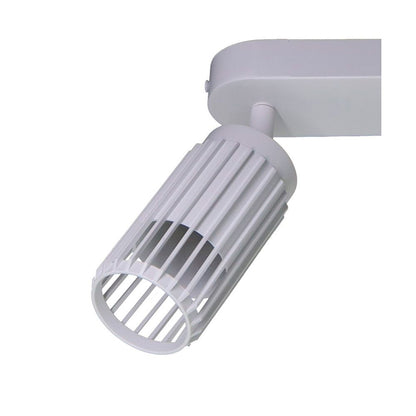 Foco 3 elementos, sahara arenado, gu10, 10w, (bombillas no incluidas), blanco, 40 x 6 x 21 cm