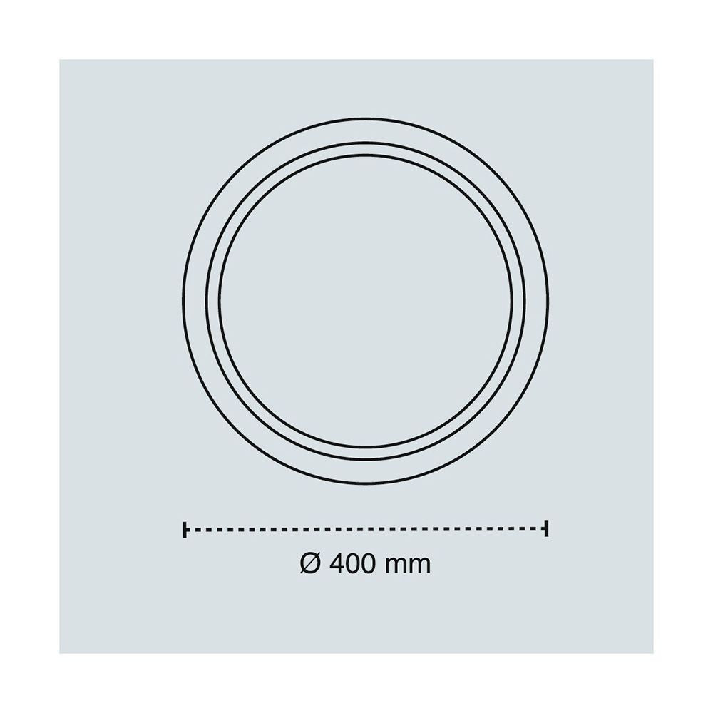 Plafón led circular, charly, 46 w, 3cct, 5060 lm, blanco, ø40 x 7 cm
