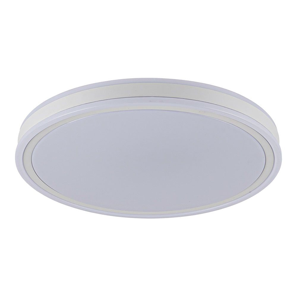 Plafón led circular, targes, 72 w, 3cct, 7290 lm, blanco, ø50 x 6,5 cm