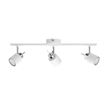 Foco 3 elementos meranti gu10 (bombilla no incluida) color blanco 8 x 47,4 x 15,5 cm