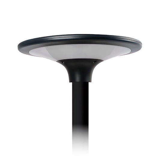Luminaria solar led negra, ip65, 20 w 2300 im 4000 k