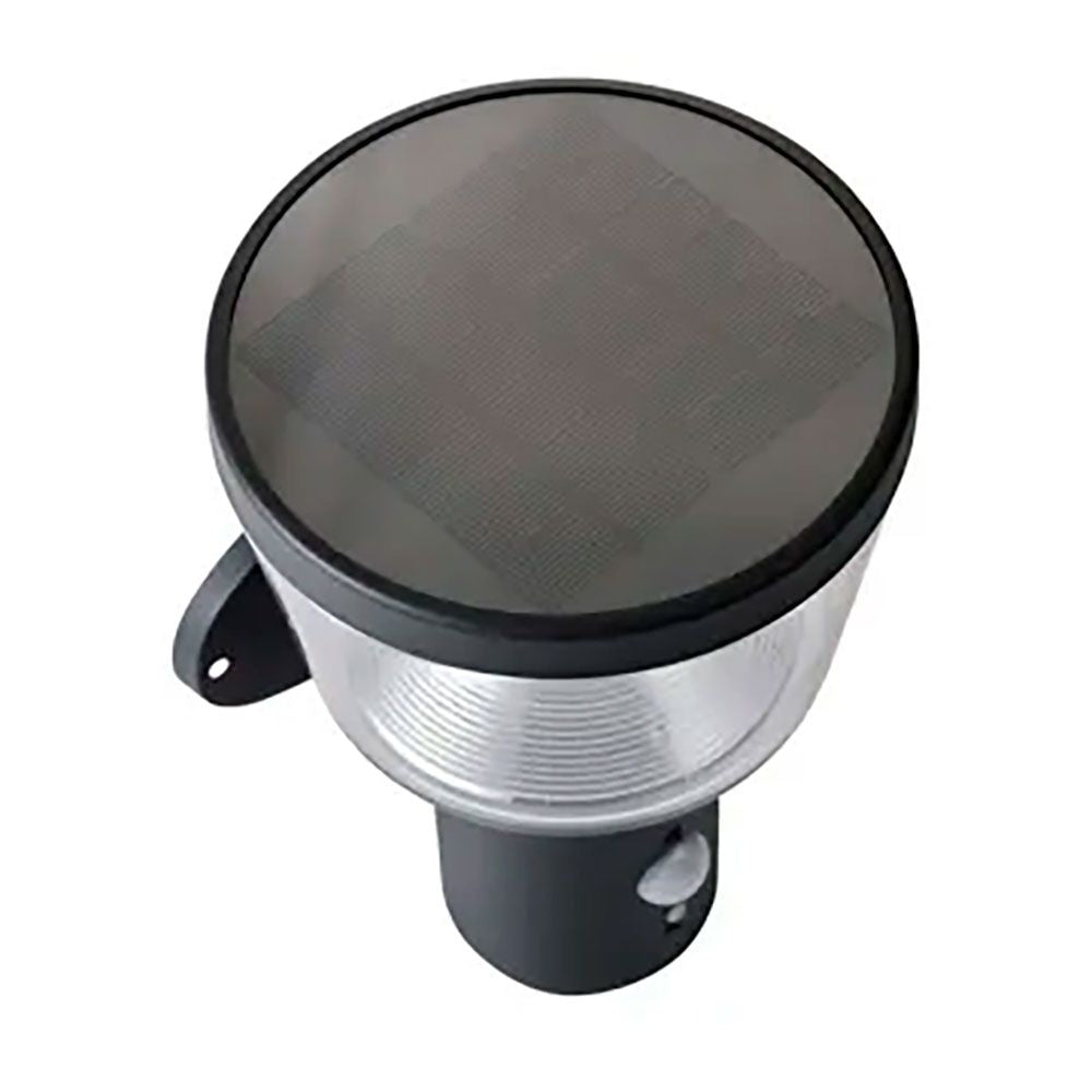 Aplique solar de pared con sensor de movimiento, luz fija, 40 leds, 600 im, antracita, ø16 x 17 x 23 cm