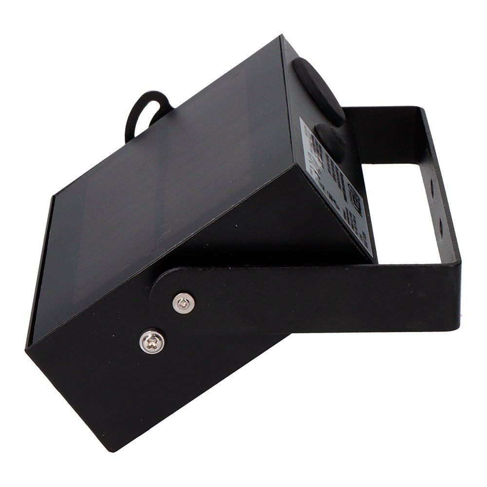 Foco proyector solar auto basculante, 10 w, 1800 lm, 6500 k, con sensor movimiento, negro