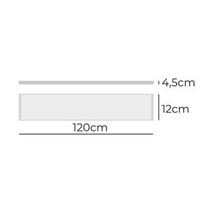 Regleta led 48 w 6400 k luz fria 4800 lm 12 x 120 x 4,5 cm