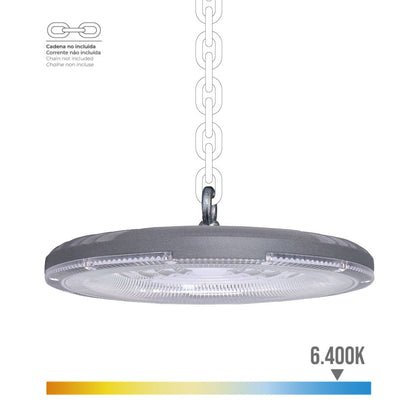 Campana led 100 w, 6400 k, 10.000 lm, ø26 x 4,5 cm
