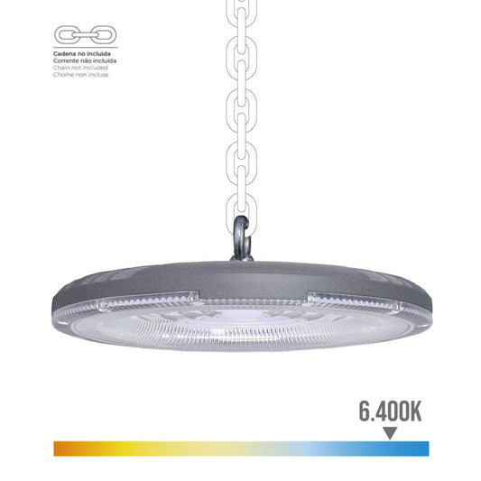 Campana led 100 w, 6400 k, 10.000 lm, ø26 x 4,5 cm