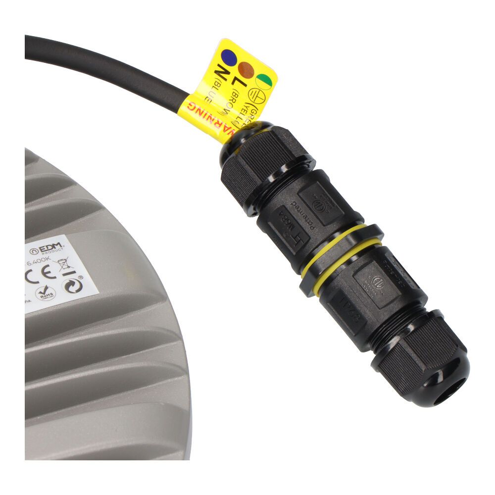 Campana led 100 w, 6400 k, 10.000 lm, ø26 x 4,5 cm