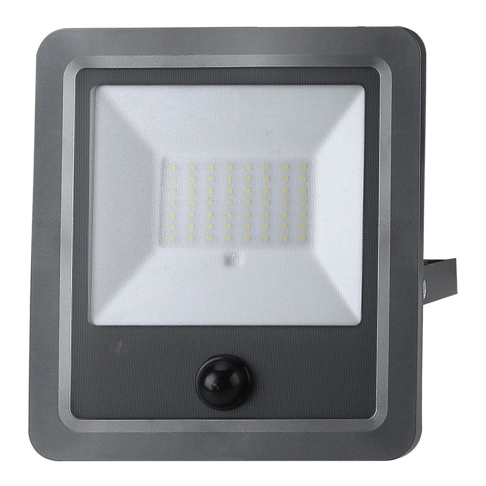 Foco proyector solar con sensor 100 w 1200 lm 6500 k luz fría