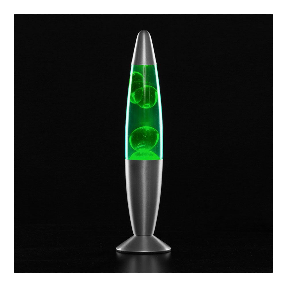 Lámpara de lava magma 25 w color verde