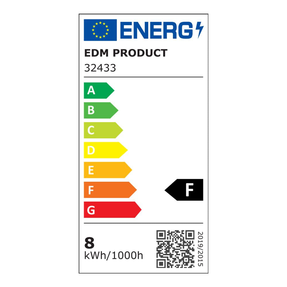 Lámpara led de pared o espejo 8 w 4.000 k 800 lm luz día 40 x 12,8 x 5,10 cm
