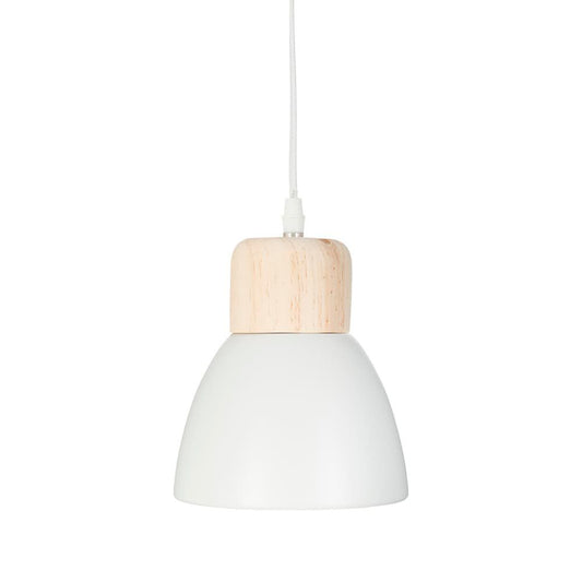 Lámpara de techo blanco e14 19 x 15 cm bombilla no incluida