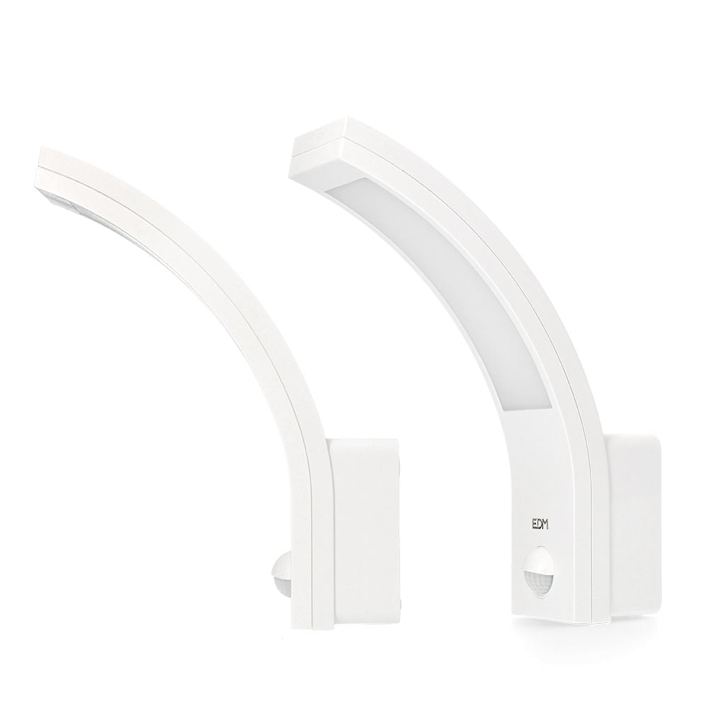 Aplique led con sensor de movimiento 10 w 1686 lm 6400 k ip54 6,6 x 18,8 x 25 cm