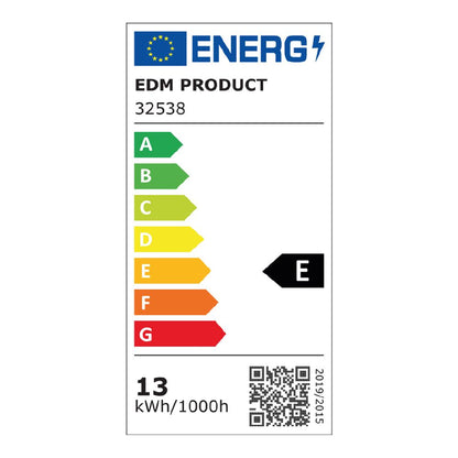 Aplique led redondo con sensor de movimiento 13 w 1850 lm 6400 k ip44 ø25 x 4,9cm