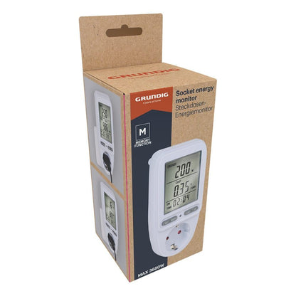 Monitor de energía para enchufes 7 x 7,5 x 14,5 cm
