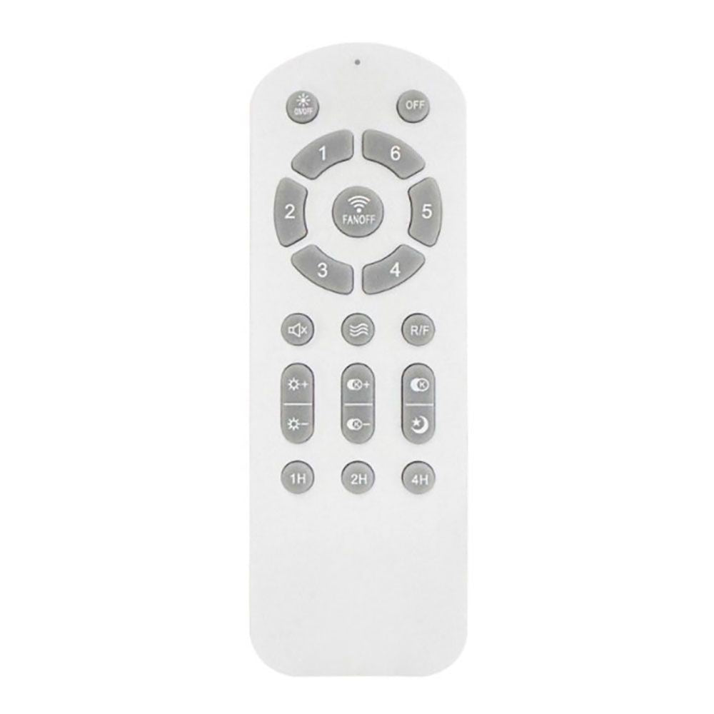 Ventilador de techo led 3cct aspas retráctiles moss mini 46 w 5520 lm níquel, aspas ø92 cm, plafón ø39 cm, altura 32 - 42 cm