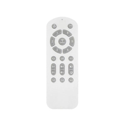 Ventilador de techo led 3cct aspas retráctiles supereco 45 w 4400 lm blanco, ø106 cm, plafón ø48,5 cm, altura 32 - 42 cm