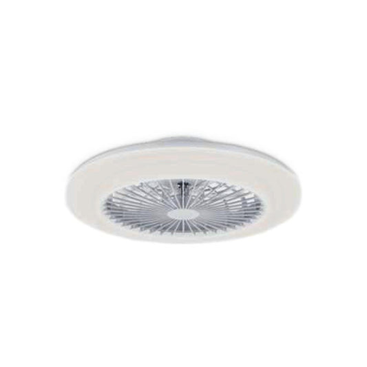 Ventilador de techo, led rgb, dc 20 w + 40 w, modelo amigo, blanco, ø48 cm