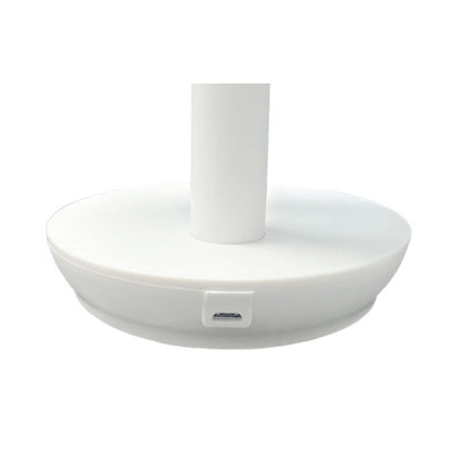 Ventilador de sobremesa recargable blanco 5w - 31,6 db - aspas: ø14,5 cm 17 x 13 x 26 cm