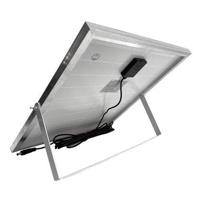 Ventilador de pie solar, blanco potencia 25 w, aspas ø40 cm