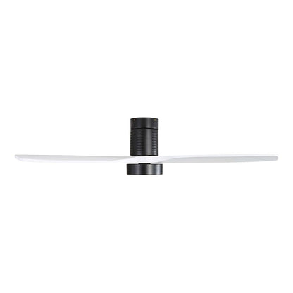 Ventilador de techo modelo kara con 3 aspas color blanco ø132cm luz led 3000/4000/6000k, 3cct, 30 w, negro