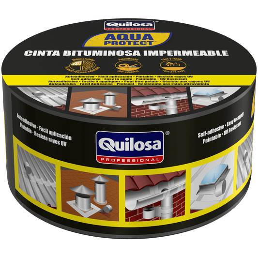 Cinta impermeabilización Aqua Protect Bituminosa autoadhesiva Quilosa